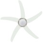 Ventilador de techo adornado con lámpara 128 cm blanco de vidaXL, Ventiladores de techo - Ref: Foro24-50538, Precio: 149,37 €...