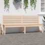 Banco de jardín madera maciza de pino 201,5 cm de vidaXL, Bancos de jardín - Ref: Foro24-824046, Precio: 136,14 €, Descuento: %