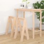 Solid pine wood stools, set of 2, 40x40x75 cm by vidaXL, Folding stools and chairs - Ref: Foro24-823669, Price: 51,99 €, Disc...