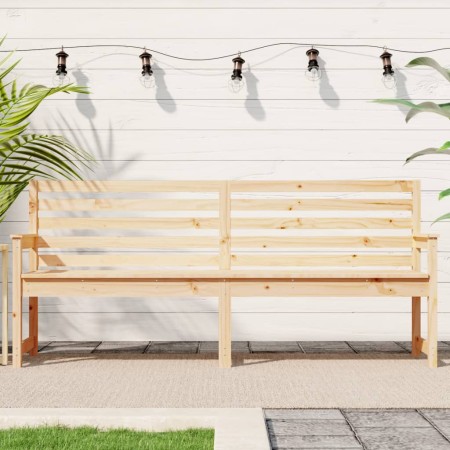 Garden bench solid pine wood 203.5x48x91.5 cm by vidaXL, garden benches - Ref: Foro24-824074, Price: 154,42 €, Discount: %