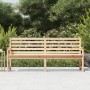 Banco de jardín madera maciza de pino 203,5x48x91,5 cm de vidaXL, Bancos de jardín - Ref: Foro24-824074, Precio: 154,42 €, De...