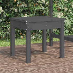 Garden bench solid gray pine wood 50x44x45 cm by vidaXL, garden benches - Ref: Foro24-823992, Price: 44,99 €, Discount: %