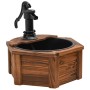 Fuente de agua con bomba madera maciza de abeto 57x57x53 cm de vidaXL, Fuentes y cascadas - Ref: Foro24-363335, Precio: 127,9...