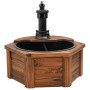 Fuente de agua con bomba madera maciza de abeto 57x57x53 cm de vidaXL, Fuentes y cascadas - Ref: Foro24-363335, Precio: 127,9...