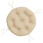 Round beige Oxford fabric cushion Ø 60x11 cm by vidaXL, Cushions for chairs and sofas - Ref: Foro24-361943, Price: 26,16 €, D...