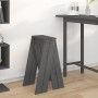 Stools 2 units solid gray pine wood 40x40x75 cm by vidaXL, Folding stools and chairs - Ref: Foro24-823671, Price: 44,99 €, Di...