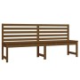 Banco de jardín madera maciza pino marrón miel 201,5 cm de vidaXL, Bancos de jardín - Ref: Foro24-824049, Precio: 172,41 €, D...