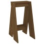 Stools 2 pcs solid honey brown pine wood 40x40x75 cm by vidaXL, Folding stools and chairs - Ref: Foro24-823672, Price: 44,29 ...