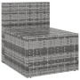 Zentrale Gartensofas mit Kissen, 2 Einheiten, graues synthetisches Rattan von vidaXL, Outdoor-Sofas - Ref: Foro24-362333, Pre...