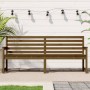 Garden bench solid pine wood honey brown 203.5x48x91.5 cm by vidaXL, garden benches - Ref: Foro24-824077, Price: 161,31 €, Di...