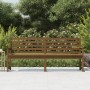 Garden bench solid pine wood honey brown 203.5x48x91.5 cm by vidaXL, garden benches - Ref: Foro24-824077, Price: 161,31 €, Di...