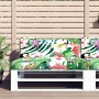 Cushions for pallet sofa 2 pieces multicolored fabric by vidaXL, Cushions for chairs and sofas - Ref: Foro24-360750, Price: 9...