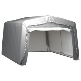 Gray steel storage tent 370x370 cm by vidaXL, Sheds - Ref: Foro24-3079591, Price: 462,99 €, Discount: %