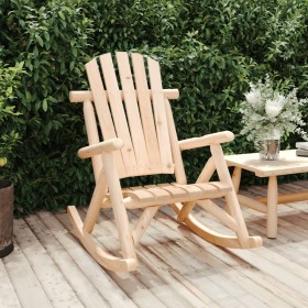 Garden rocking chair solid fir wood 69x96x101 cm by vidaXL, Modular outdoor sofas - Ref: Foro24-363345, Price: 140,29 €, Disc...