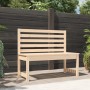 Gartenbank aus massivem Kiefernholz 109 cm von vidaXL, Gartenbänke - Ref: Foro24-824032, Preis: 85,26 €, Rabatt: %