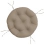 Taupe gray Oxford fabric round cushion Ø 60x11 cm by vidaXL, Cushions for chairs and sofas - Ref: Foro24-361948, Price: 27,87...