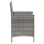 Garden chairs 4 units with gray synthetic rattan cushions by vidaXL, Garden chairs - Ref: Foro24-316690, Price: 271,99 €, Dis...