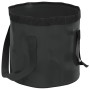 Folding buckets 2 units black PVC 20 L by vidaXL, camping tools - Ref: Foro24-364312, Price: 26,28 €, Discount: %