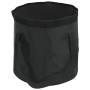 Folding buckets 2 units black PVC 20 L by vidaXL, camping tools - Ref: Foro24-364312, Price: 26,28 €, Discount: %