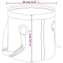 Folding buckets 2 units black PVC 20 L by vidaXL, camping tools - Ref: Foro24-364312, Price: 26,28 €, Discount: %