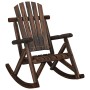 Garden rocking chair solid fir wood 69x96x101 cm by vidaXL, Modular outdoor sofas - Ref: Foro24-363346, Price: 159,51 €, Disc...