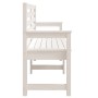 Garden bench solid white pine wood 159.5x48x91.5 cm by vidaXL, garden benches - Ref: Foro24-824068, Price: 158,01 €, Discount: %