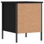 Schwarzer Nachttisch aus Holzwerkstoff, 40 x 42 x 50 cm von vidaXL, Nachttische - Ref: Foro24-825983, Preis: 57,14 €, Rabatt: %