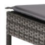 Lounger with synthetic rattan cushion with gray cushion by vidaXL, Garden sets - Ref: Foro24-362807, Price: 114,99 €, Discoun...