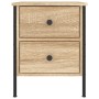 Mesita de noche madera de ingeniería roble Sonoma 40x42x50 cm de vidaXL, Mesitas de noche - Ref: Foro24-825985, Precio: 62,25...