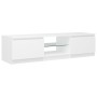 TV cabinet with LED lights white 140x40x35.5 cm by vidaXL, TV Furniture - Ref: Foro24-804292, Price: 88,68 €, Discount: %