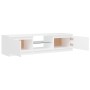 TV cabinet with LED lights white 140x40x35.5 cm by vidaXL, TV Furniture - Ref: Foro24-804292, Price: 88,68 €, Discount: %