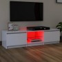 TV cabinet with LED lights white 140x40x35.5 cm by vidaXL, TV Furniture - Ref: Foro24-804292, Price: 88,68 €, Discount: %