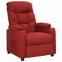 Red Fabric Recliner by vidaXL, Armchairs - Ref: Foro24-339085, Price: 217,99 €, Discount: %