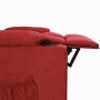 Red Fabric Recliner by vidaXL, Armchairs - Ref: Foro24-339085, Price: 217,99 €, Discount: %