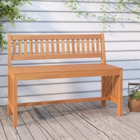 Solid eucalyptus wood garden bench 110 cm by vidaXL, garden benches - Ref: Foro24-363290, Price: 124,23 €, Discount: %