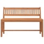 Solid eucalyptus wood garden bench 110 cm by vidaXL, garden benches - Ref: Foro24-363290, Price: 124,00 €, Discount: %