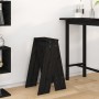 Stools 2 units solid black pine wood 40x40x75 cm by vidaXL, Folding stools and chairs - Ref: Foro24-823673, Price: 44,99 €, D...