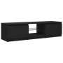 TV stand with black LED lights 140x40x35.5 cm by vidaXL, TV Furniture - Ref: Foro24-804293, Price: 88,00 €, Discount: %