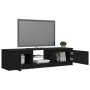 Mueble para TV con luces LED negro 140x40x35,5 cm de vidaXL, Muebles TV - Ref: Foro24-804293, Precio: 88,00 €, Descuento: %