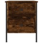 Engineered wood smoked oak bedside table 40x42x50 cm by vidaXL, Nightstands - Ref: Foro24-825987, Price: 41,16 €, Discount: %