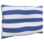 Pallet cushions 2 pieces blue and white striped Oxford fabric by vidaXL, Cushions for chairs and sofas - Ref: Foro24-360849, ...