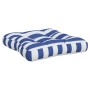 Pallet cushions 2 pieces blue and white striped Oxford fabric by vidaXL, Cushions for chairs and sofas - Ref: Foro24-360849, ...