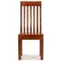 Modern dining chairs 2 pcs solid wood honey finish by vidaXL, dining chairs - Ref: Foro24-245645, Price: 187,93 €, Discount: %