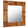 Recycled solid wood wall mirror 60x60 cm by vidaXL, Mirrors - Ref: Foro24-246417, Price: 53,75 €, Discount: %