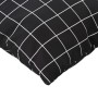 Cushions for pallets, 2 pieces, black checkered Oxford fabric by vidaXL, Cushions for chairs and sofas - Ref: Foro24-360850, ...