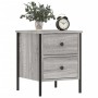 Sonoma gray engineered wood bedside table 40x42x50 cm by vidaXL, Nightstands - Ref: Foro24-825989, Price: 44,47 €, Discount: %