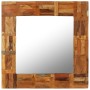 Recycled solid wood wall mirror 60x60 cm by vidaXL, Mirrors - Ref: Foro24-246417, Price: 53,75 €, Discount: %