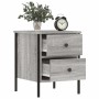 Sonoma gray engineered wood bedside table 40x42x50 cm by vidaXL, Nightstands - Ref: Foro24-825989, Price: 44,47 €, Discount: %