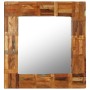 Recycled solid wood wall mirror 60x60 cm by vidaXL, Mirrors - Ref: Foro24-246417, Price: 53,75 €, Discount: %