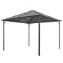 Pavillon mit Aluminiumdach 3x3 m schwarz von vidaXL, Zelte und Pavillons - Ref: Foro24-44641, Preis: 517,78 €, Rabatt: %